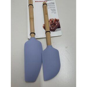 KitchenAid lavender 2‎ Piece Silicone Spatula Set Mixer & Scraper Heat Resistant